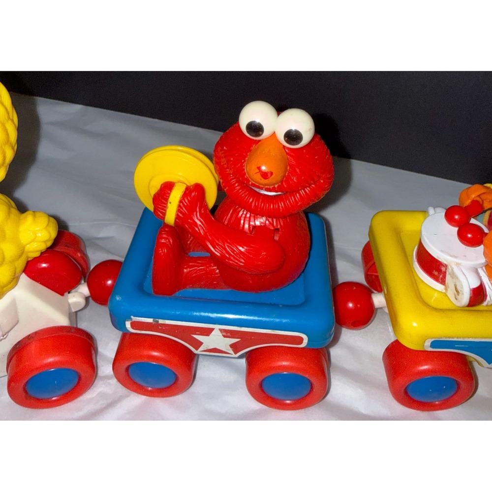 Sesame Street Tyco Musical Pull Toy Train Kids Unisex OS Multicolor Vintage 1992 - Picture 4 of 9